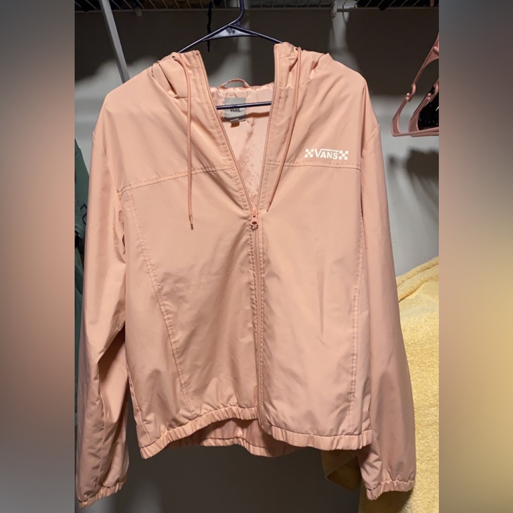 Pink VANS jacket/rain coat💕🌸